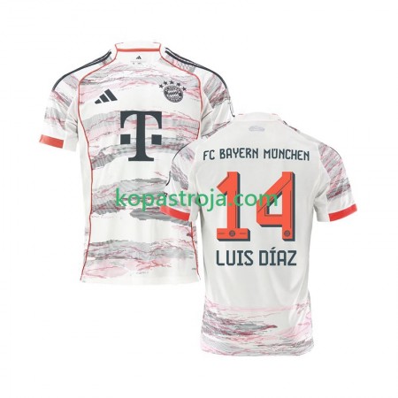 Billiga Fotbollströjor Bayern München Luis Diaz 14 Borta tröja 2025/26 Kortärmad
